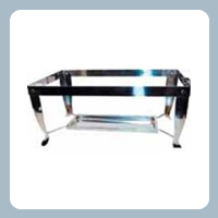 Folding Chafer Stand with Curved Legs Folding Chafer Stand with Curved Legs