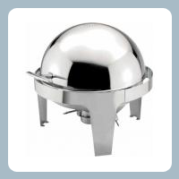6 Quart round roll top chafer 6 Quart round roll top chafer