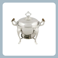 5 Qt Round Chafer with Dome Cover 5 Qt Round Chafer with Dome Cover